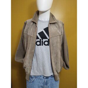 Mens Vintage Classic Directions Tan Suede Jacket M